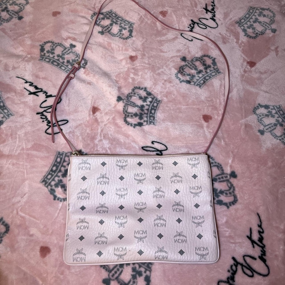 Pink MCM crossbody